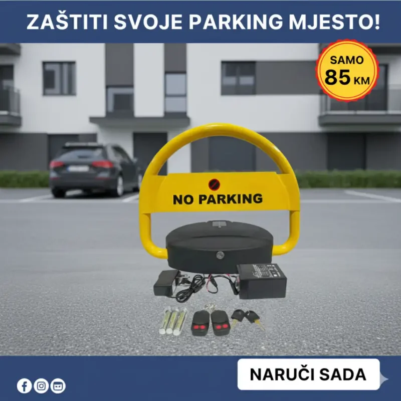 Automatska parking rampa – No Parking, daljinsko upravljanje