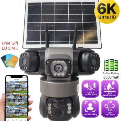 KAMERA 4G 4 KAMERE WIFI SIM 6K ULTRA HD