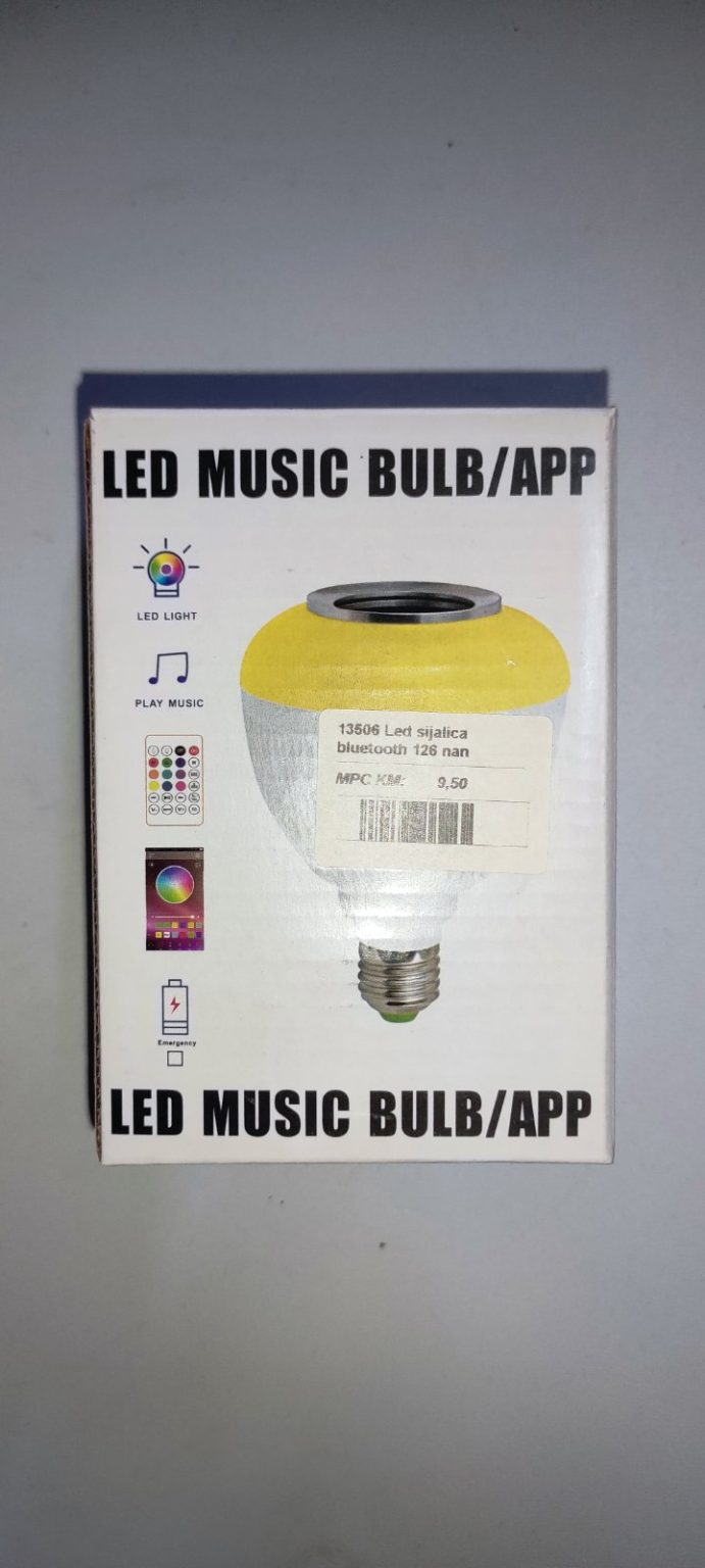 LED SIJALICA BLUETOOTH