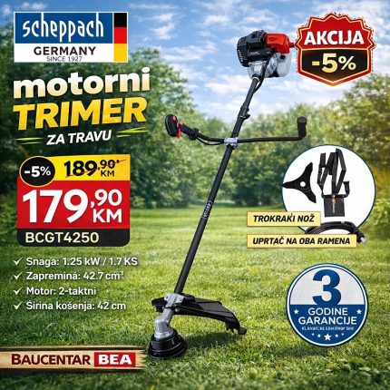 Motorni trimer Scheppach BCGT4250