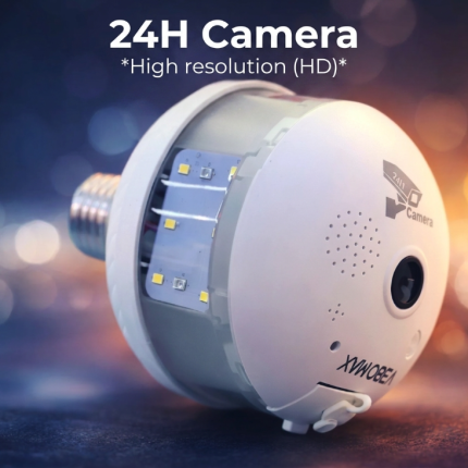 V380 D8 WiFi Kamera sa LED Reflektorom – 3MP Full HD | Pametna Sigurnosna Kamera 2u1