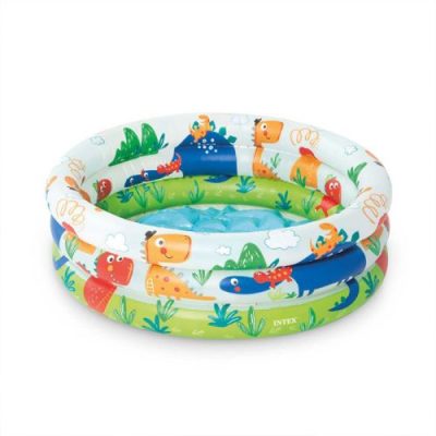 Intex Dino dječiji bazen 61 × 22 cm – za uzrast 1 do 3 godine