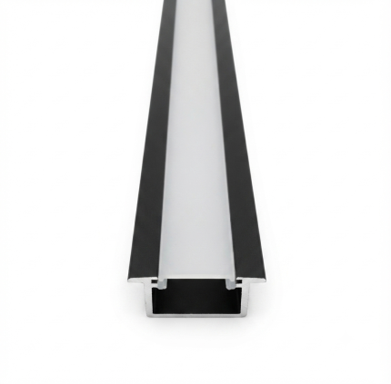 Lajsna za LED traku 15x8x3000 crna